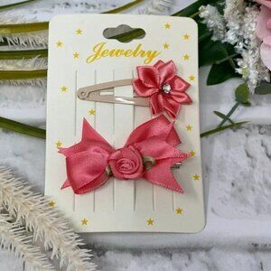 Hair Clips for Girls Satin - Hair Accessories For Kids Toddler Teens